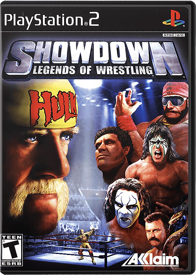 Showdown Legends of Wrestling box art for Playstation 2